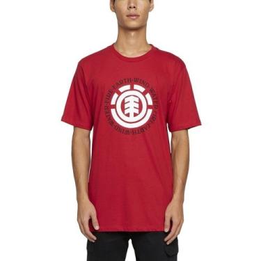 Imagem de Camiseta Element Seal Color Vermelho