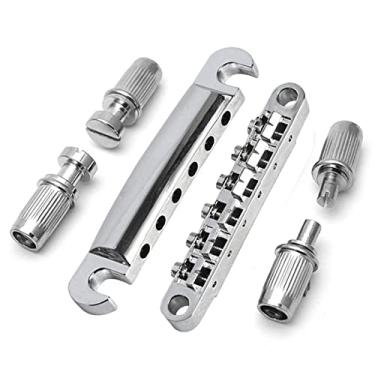 Imagem de Conjunto de ponte para guitarra elétrica Tune-o-Matic com acessórios de montagem para peças de reposição Epiphone Les Paul