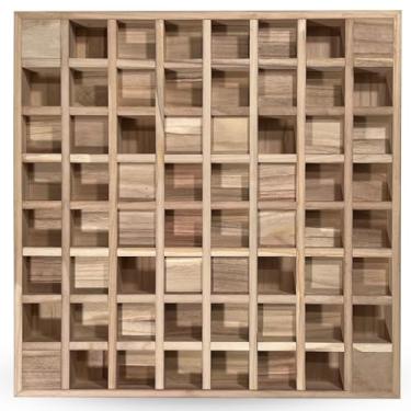 Imagem de Difusor acústico – Painel de difusão acústica de madeira – Painéis de som de madeira para redução de eco e controle de som (2D-QRD-S)