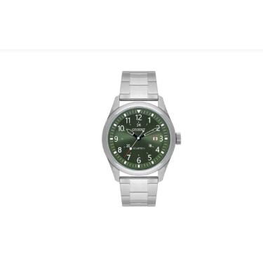 Imagem de Relogio Orient Masculino Solar Prata Verde Mbss1446 E2Sx
