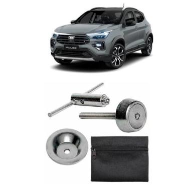 Imagem de Kit Trava Parafuso Antifurto Roda Estepe Original Fiat Pulse - MCGARD