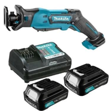Imagem de Serra Sabre 2 Baterias 12v Jr103dz Makita C/ Carregador Bivolt