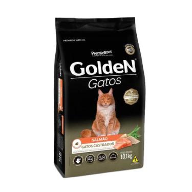 Imagem de Ração Golden Gatos Castrados Salmão 10 kg