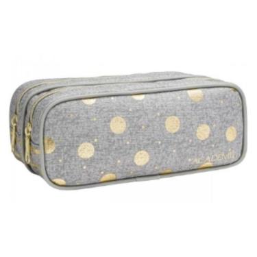 Imagem de Estojo Escolar Poliéster Duplo Académie Listras e Poás - Tilibra