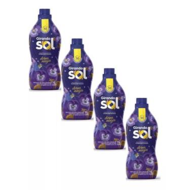 Imagem de Kit com 4 Amaciante Roupa Concentrado Eterna Magia 1 Lt - Girando Sol