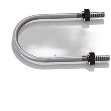 Imagem de Abracadeira Tipo U Vergalhao Perfilaco  12X1/2 10 Pecas  A4128 - Perfi