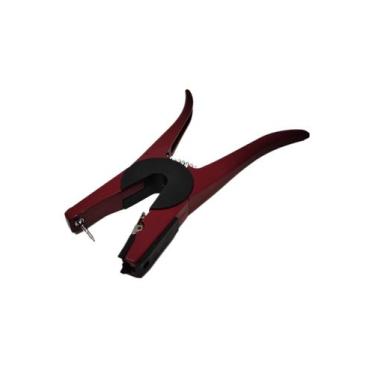 Imagem de  Alicate Aplicador Gold De Brincos Boi Ovelhas Bovinos Suinos Vinho - 