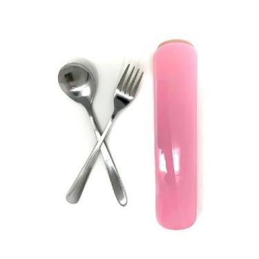 Imagem de Conjunto De Talheres em Inox Com Colher E Garfo Caixa Estojo - Top, Ro