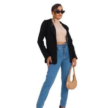 Imagem de Blazer feminino Alfaiataria Social Moda Elegante Feminina - Laura e-Co