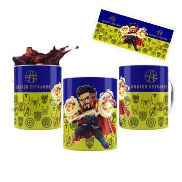 Imagem de Caneca Doutor Estranho Vingadores Cerâmica Chibi REF5 - mlg