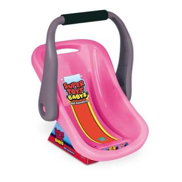 Imagem de Bebê Conforto Rosa Acessório P/ Boneca 444 - Super Toys - Supertoys