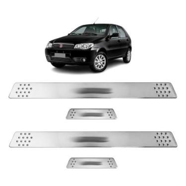 Imagem de Soleira para Porta Lateral Tuning Esportiva para carros 4 Portas (ABS)