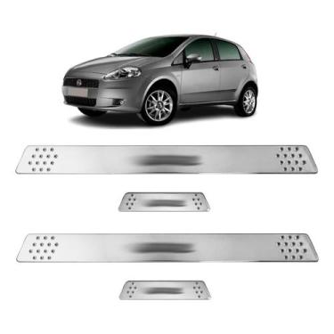 Imagem de Soleira para Porta Lateral Tuning Esportiva para carros 4 Portas (ABS)