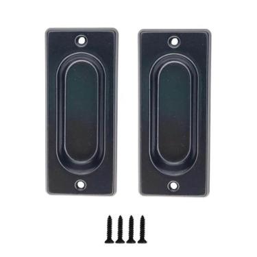 Imagem de Puxador Concha Embutir Para Porta E Janela Correr 2 Pçs - UNIÃO MUNDIA