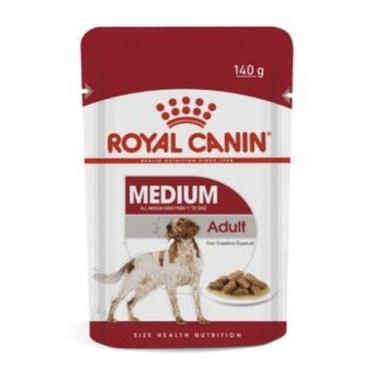 Imagem de Ração Úmida Cães Adultos Médio Medium Sachê 140g Royal Canin