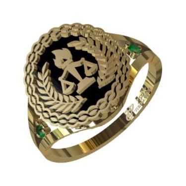 Imagem de Anel de Formatura Serviço Social em Ouro 18K - Vieira Cruz Joias, 13, 