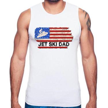 Imagem de Regata Jet Ski Dad - Foca na Moda, Branco, GG