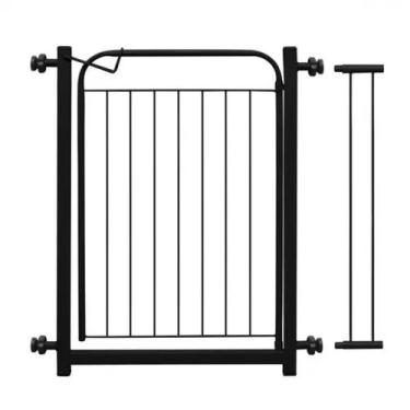 Imagem de Grade de proteção tipo portão 80cm A 120Cm preto, BASICÃO - A.L.DUARTE