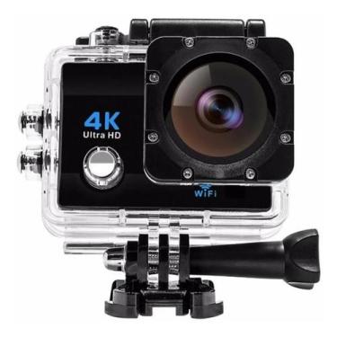 Imagem de câmera sport 4k Mergulho Cor Preto - Action 4K sport