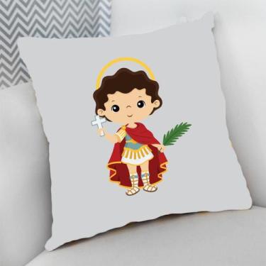 Imagem de Almofada Decorativa Cheia c/ Zíper Estampas Evangélico Católico - Delu