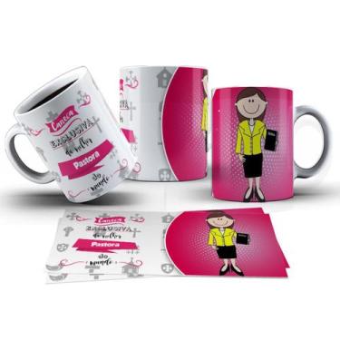 Imagem de Caneca 325ml Pastor Pastora Caneca Exclusiva do melhor mundo - LARANJA