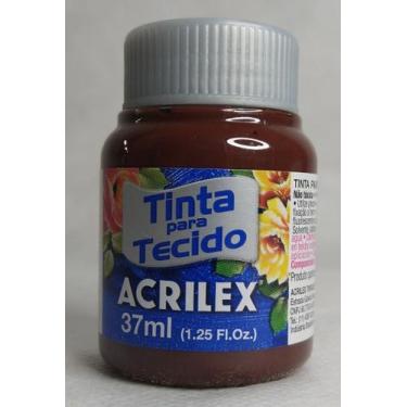 Imagem de Tinta para Tecido Acrilex 37ml, Terra Queimada, 37ml