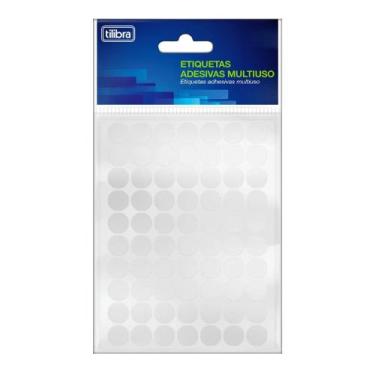 Imagem de Etiqueta Adesiva Redonda Transparente 13mm Com 420 Etiquetas Pimaco - 