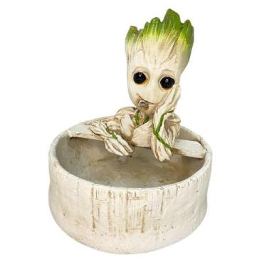 Imagem de Fonte De Água Groot Decoração Para Jardim - LZ Decorações, Branco