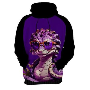 Imagem de Moletom Casaco Blusa Animais Óculos Cobra Moderna HD 1 - Enjoy Shop, G