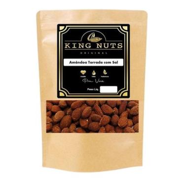 Imagem de Amêndoa Defumada 500g (king Nuts) Chilenas Safra Nova !