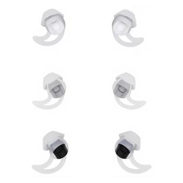Imagem de SNHTLS Pontas de substituição de fones de ouvido de silicone compatíveis com Bose Qc20 Qc30 IE2 SoundSport IE3 SIE2i Fones de ouvido 3 pares SML