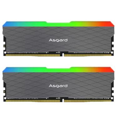 Imagem de DDR4 Ram Asgard Loki W2 Series RGB 3200MHz 16GB (2x8GB) Memória de computador CL18 1,35V LED 288-Pin Desktop Memory Kit Preto
