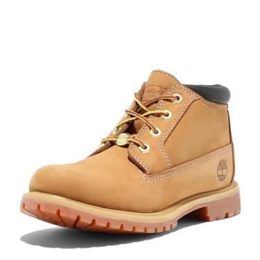 Imagem de Timberland Bota feminina Nellie dupla à prova d'água no tornozelo, Trigo, 34