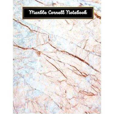 Imagem de Marble Cornell Notebook: Cornell Notes Notebook - An Efficient Note Taking System for School, College, And Work | Ruled, 120 Pages & Large Size: 8.5 X 11 | Best for High-Thoughts Meeting Notes