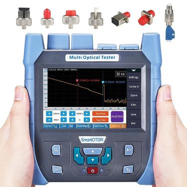Imagem de D YEDEMC Mini-Pro 850/1300Nm Sm Otdr Multi-Function Tester Built In Opm/Ols / Rj45 Test/Vfl Test Rang 5M-60Km Faixa Dinâmica 22Db/24Db Conector Upc (Yd-5100-Mm)