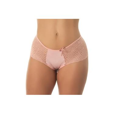 Imagem de Kit 3Calcinhas Tanga Renda Feminina Sensual Lingerie Microfibra Dia a Dia Moda Íntima (BR, Alfa, P, Regular, CORES VARIADAS)