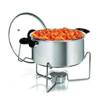 Imagem de Rechaud Redondo Buffet E Festas Redondo Alumínio 5 Litros - Analeni