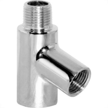 Imagem de Juncao Para Filtro Latao Cromado Metais Rei ''Y'' 3/4X1/2'' - Kit C/6 