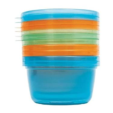 Imagem de Conjunto 6 Potes para Papinha com Tampa Colorido 250ml BPA Free Buba, Baby