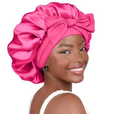 Imagem de Boné de Cetim YANIBEST - Bonnet de Seda para Dormir