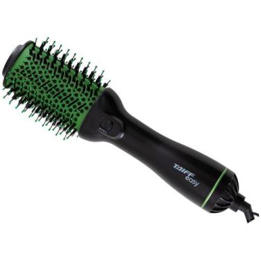 Imagem de Escova Secadora Taiff Easy 1200W, Preto e Verde, 110V