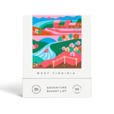 Imagem de West Virginia Adventure Bucket List: 50 Scratch-Off Cards for Outdoor Activities, Tourist Attractions, and Road Trips - Perfect Travel Gift and Guide for Exploring West Virginia