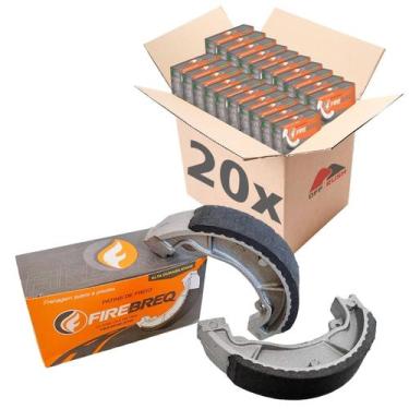 Imagem de Kit 20 Patins Lona de Freio Firebreq Standard 0,25 0,50 0,75 1,00 Tita