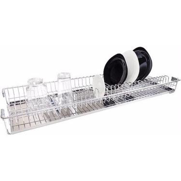 Imagem de Escorredor Pratos De Embutir 77cm Mód 80cm Inox Jomer 3072