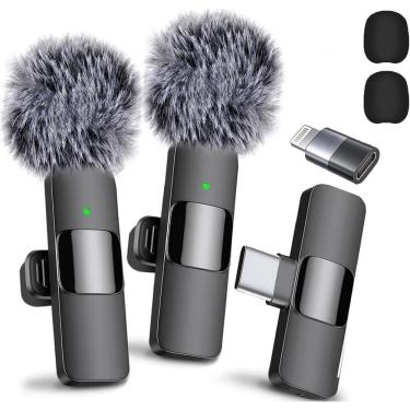 Imagem de Microfone de lapela sem fio Mini Mic Pro 2024 para iPhone