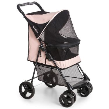 Imagem de Carrinho de Passeio Cachorro Gato Galzerano Pet Lecco Rosa