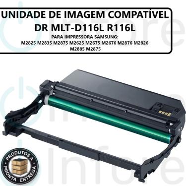 Imagem de Cilindro Fotocondutor dr MLT-D116L R116L R116 Compatível c/ Impressoras M2825ND M2835DW M2875FD M2885FW
