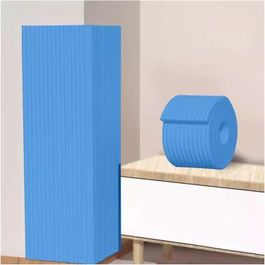 Imagem de Tiras de segurança de espuma, pára-choque de protetores de cantos de mesa auto-adesivos de 8 cm de largura, faixa anti-colisão para crianças de 0,8 cm de espessura para lareira de móveis (co