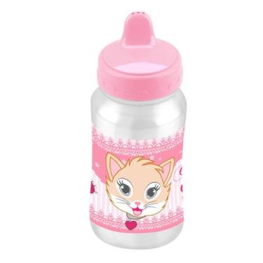 Imagem de Copo Infantil Com Tálvula Redutora Rosa Cherie 270ml Petita