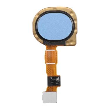 Imagem de BESJMYT Para Samsung Galaxy A11 Botão Liga/Desliga Azul e Sensor de Impressão Digital Cabo Flexível Substituição Cabo Flexível Liga/Desliga Botão de Controle Conector Peças de Reparo SM-A115U